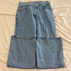 Jordache Vintage 1980s High‑Rise Bootcut Jeans • Light Wash • Size 10 • EUC